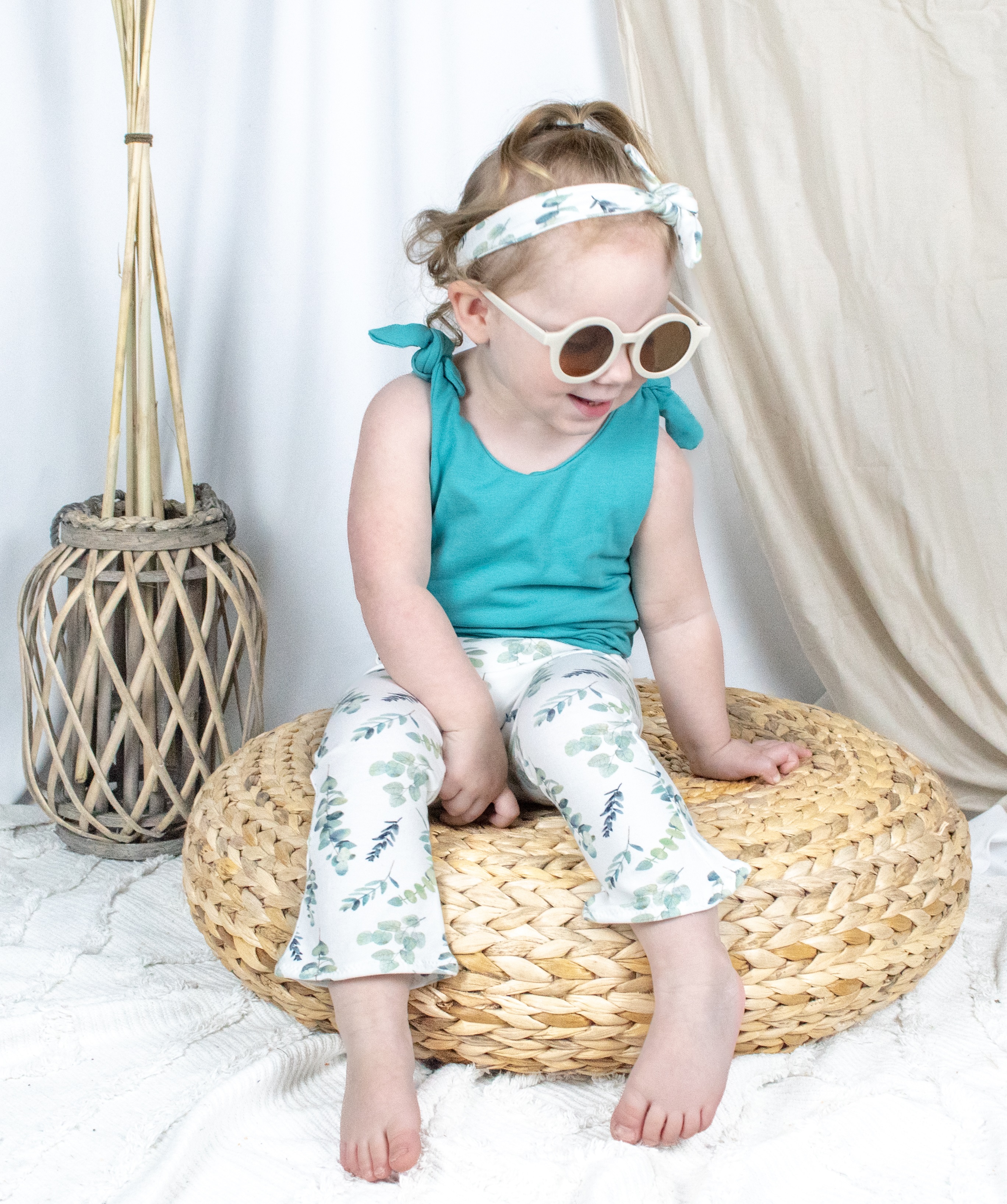 BELIV Top met knoopjes turquoise beliv